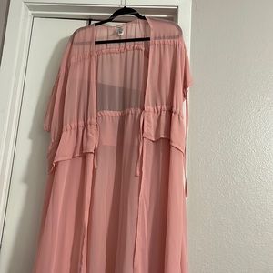 Time & Tru Chiffon Kimono